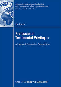 Vorderes Coverbild Professional Testimonial Privileges