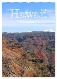 Vorderes Coverbild Hawaii - Reiseplaner (Wandkalender 2025 DIN A2 hoch), CALVENDO Monatskalender