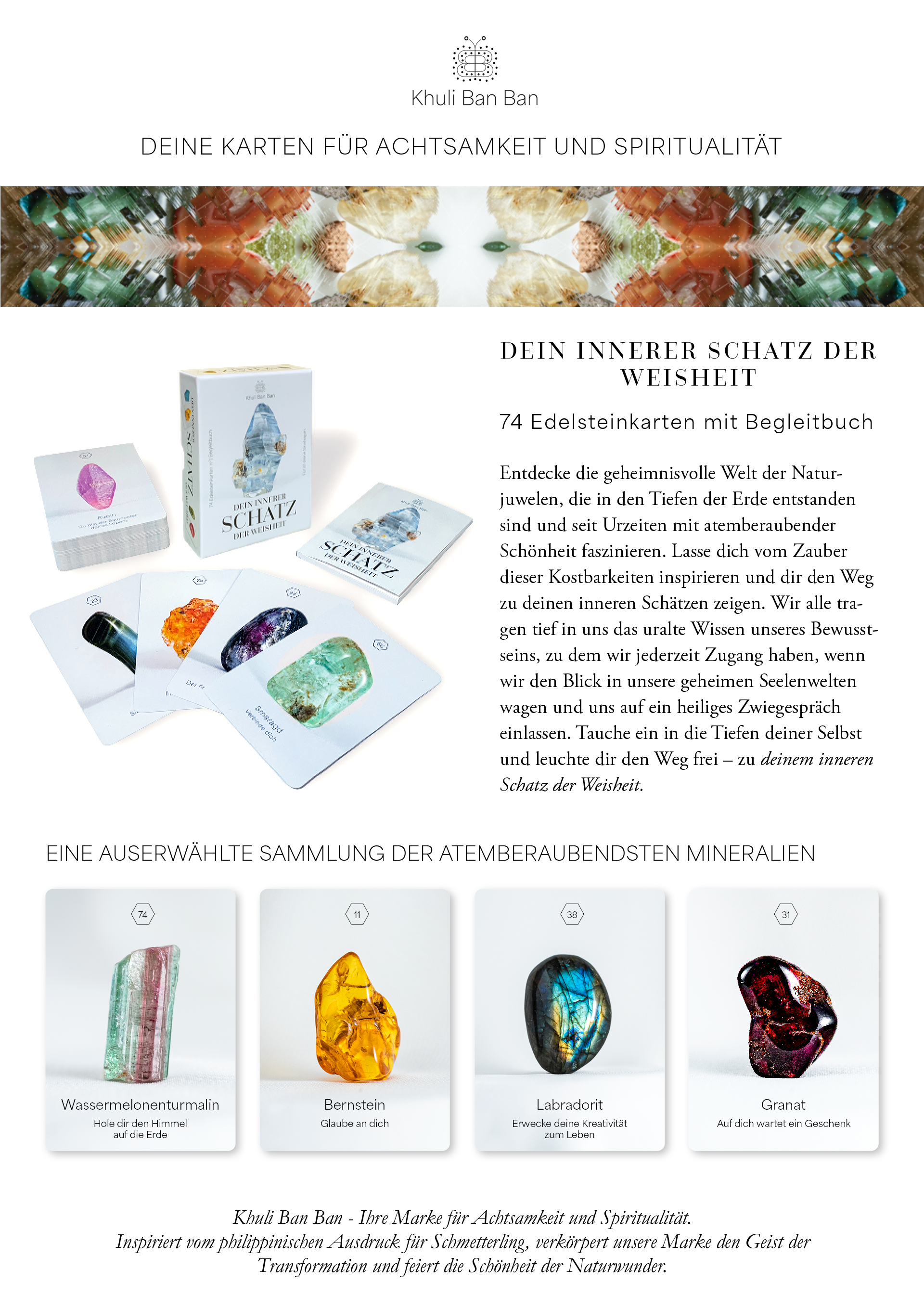 Werbematerial (Bild) Dein Innerer Schatz der Weisheit
