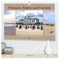 Vorderes Coverbild Fehmarn, Rügen und Usedom - Impressionen von den drei großen Ostseeinseln (hochwertiger Premium Wandkalender 2025 DIN A2 quer), Kunstdruck in Hochglanz
