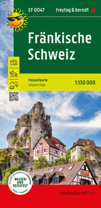 Vorderes Coverbild Fränkische Schweiz, Freizeitkarte 1:130.000, freytag & berndt