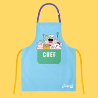 Vorderes Coverbild Die Chefclub Kids Schürze