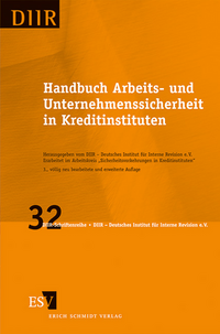 Vorderes Coverbild Handbuch Arbeits- und Unternehmenssicherheit in Kreditinstituten