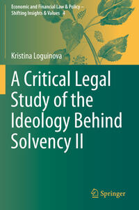 Vorderes Coverbild A Critical Legal Study of the Ideology Behind Solvency II