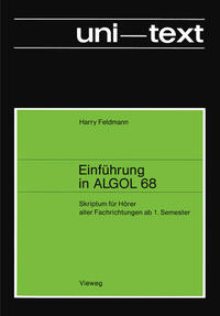 Vorderes Coverbild Einführung in ALGOL 68