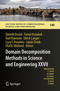 Vorderes Coverbild Domain Decomposition Methods in Science and Engineering XXVII