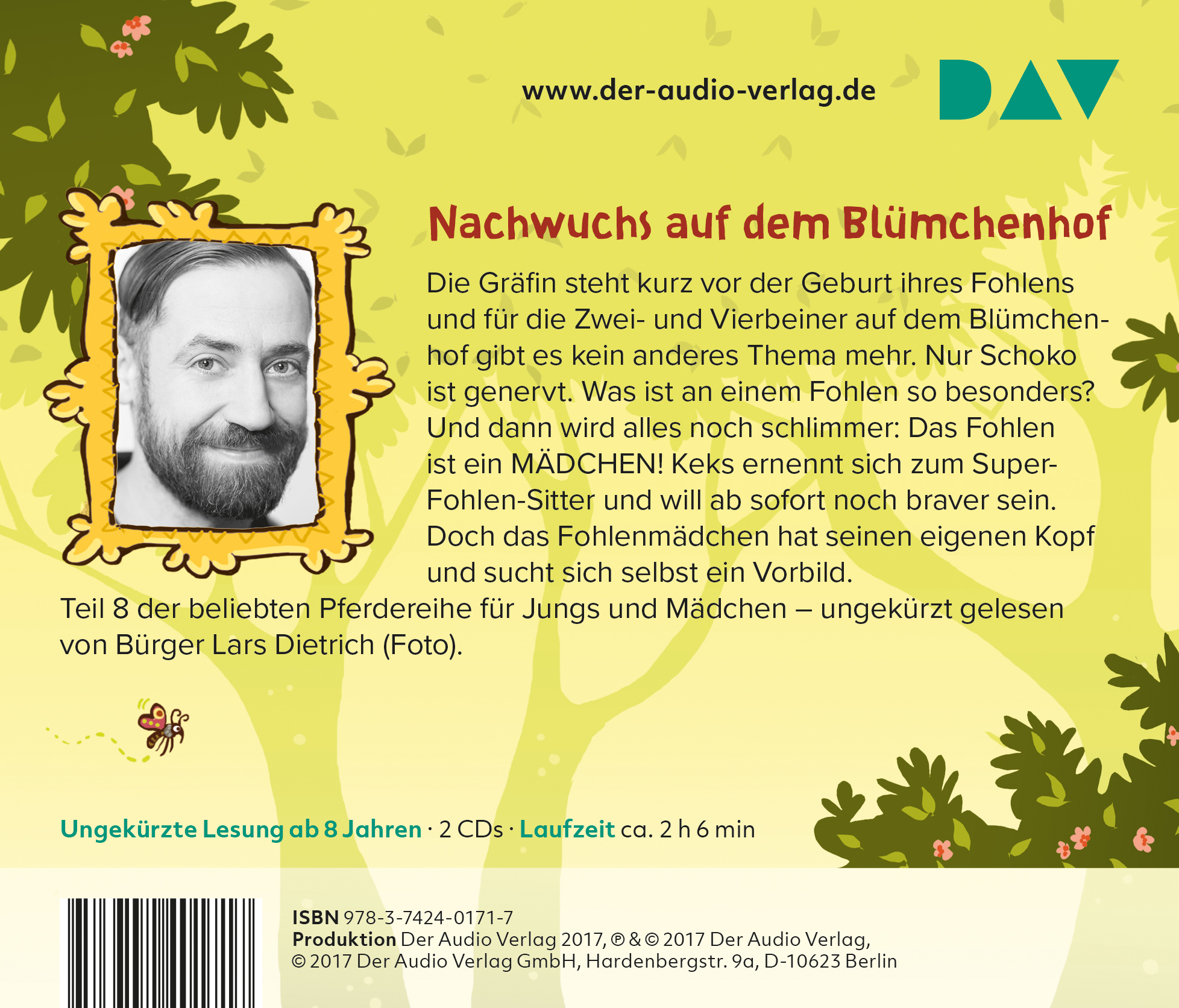 Rückseitencover Die Haferhorde – Teil 8: So ein Fohlentheater!