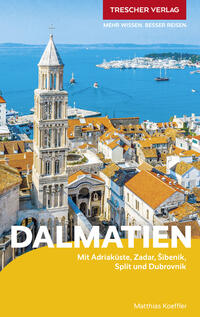 Vorderes Coverbild TRESCHER Reiseführer Dalmatien