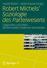 Vorderes Coverbild Robert Michels’ Soziologie des Parteiwesens