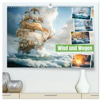 Vorderes Coverbild Wind und Wogen (hochwertiger Premium Wandkalender 2025 DIN A2 quer), Kunstdruck in Hochglanz