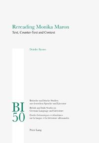 Vorderes Coverbild Rereading Monika Maron
