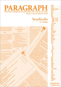 Vorderes Coverbild Paragraph - Strafrecht