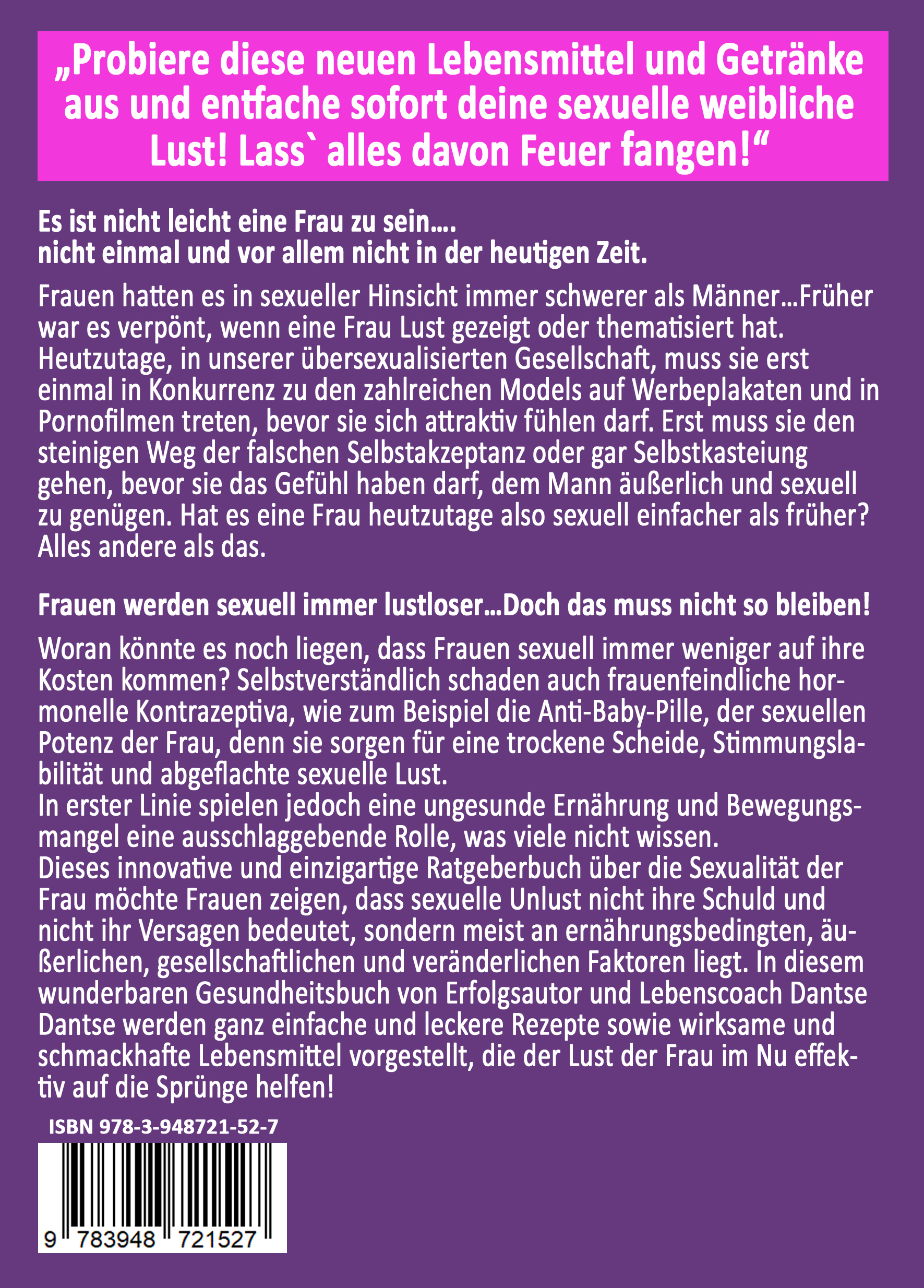 Rückseitencover Essen für die Libido der Frauen: Lebensmittel-Scharfmacher oder Lustkiller