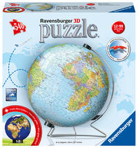 Vorderes Coverbild 3D Puzzle - Globus in deutscher Sprache