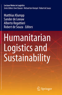 Vorderes Coverbild Humanitarian Logistics and Sustainability