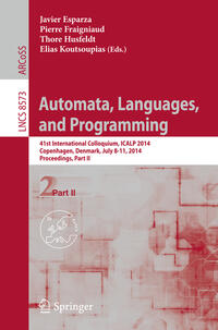 Vorderes Coverbild Automata, Languages, and Programming