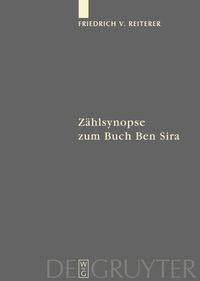 Vorderes Coverbild Zählsynopse zum Buch Ben Sira