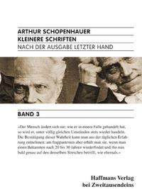 Vorderes Coverbild Kleinere Schriften