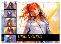 Vorderes Coverbild Urban Girls. Paintings (Wandkalender 2025 DIN A4 quer), CALVENDO Monatskalender