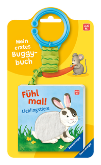Vorderes Coverbild Mein erstes Buggybuch: Fühl mal! Lieblingstiere