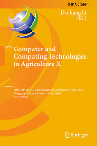 Vorderes Coverbild Computer and Computing Technologies in Agriculture X