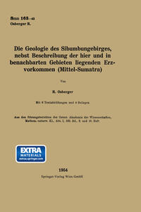 Vorderes Coverbild Die Geologie Des Sibumungebirges, nebst Beschreibung der hier und in benachbarten Gebieten liegenden Erzvorkommen (Mittel-Sumatra)