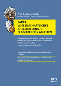 Vorderes Coverbild Paket Wissenschaftliches Arbeiten durch plagiatfreies Ableiten
