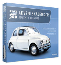 Vorderes Coverbild FRANZIS 67168 - Fiat 500 Adventskalender