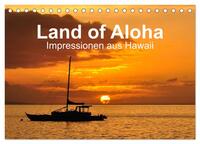Vorderes Coverbild Hawaii - Land of Aloha (Tischkalender 2025 DIN A5 quer), CALVENDO Monatskalender