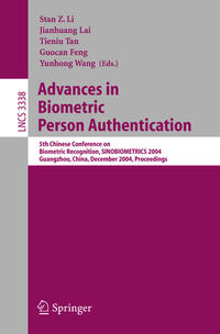 Vorderes Coverbild Advances in Biometric Person Authentication