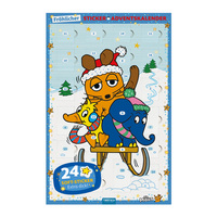 Vorderes Coverbild TRÖTSCH - Die Maus Adventskalender mit 24 Soft-Stickern Sticker Adventskalender | Ab 3 Jahren