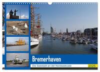 Vorderes Coverbild Bremerhaven. Die Seestadt an der Nordseeküste (Wandkalender 2025 DIN A3 quer), CALVENDO Monatskalender
