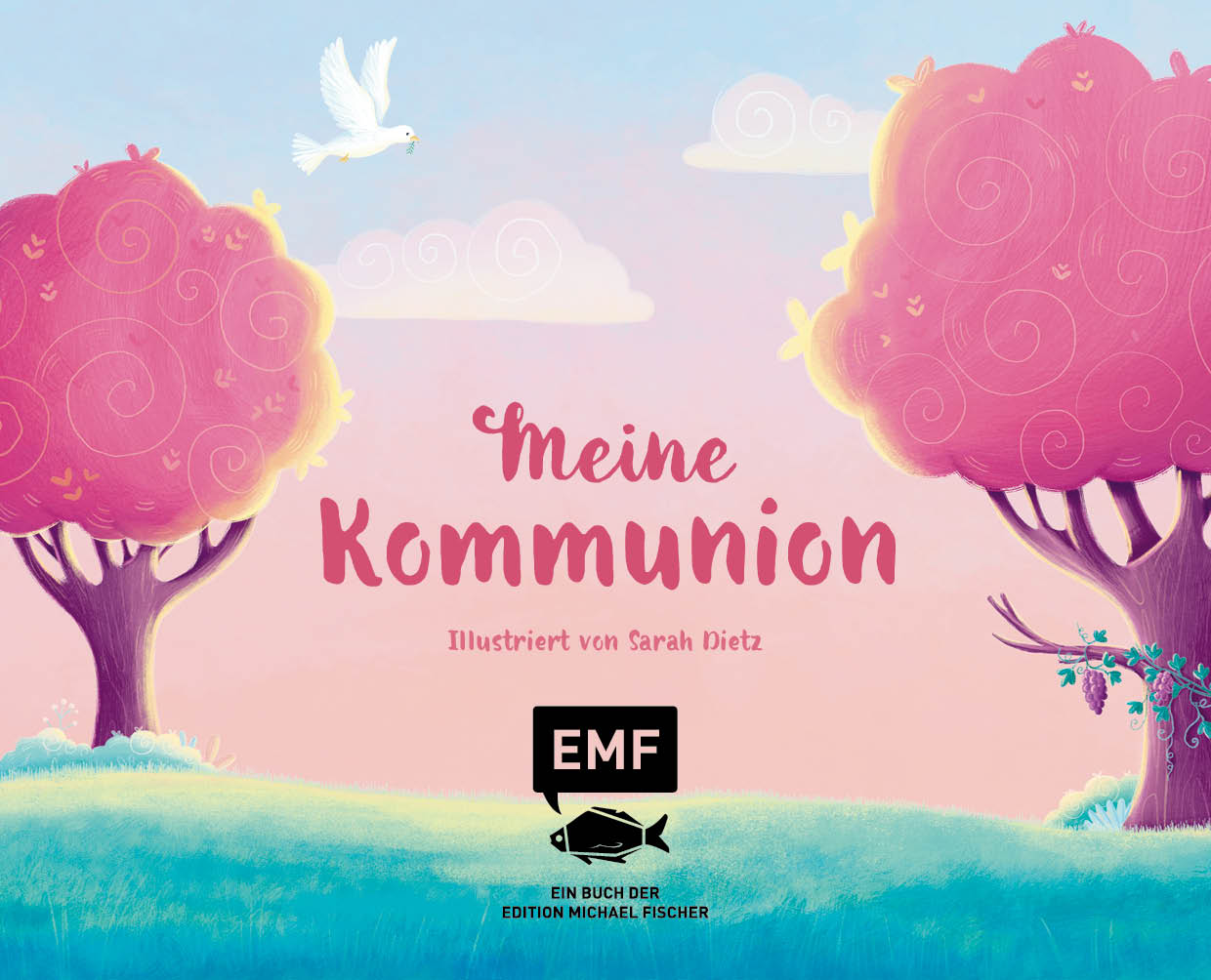 Beispielinhalt (Bild) Meine Kommunion (rosa)