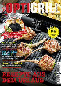Vorderes Coverbild Tefal OptiGrill Magazin: So leicht geht lecker - Rezepte aus dem Urlaub