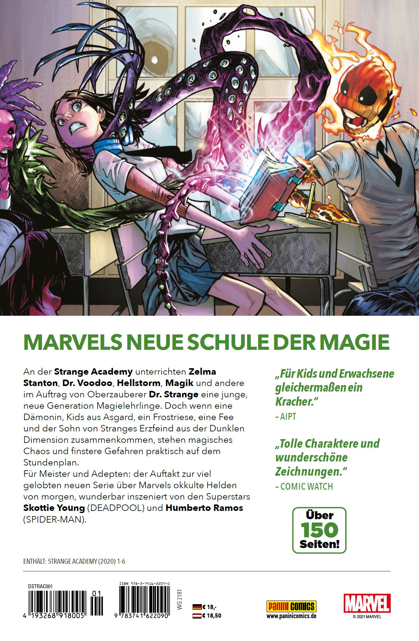 Rückseitencover Strange Academy