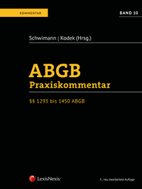 Vorderes Coverbild ABGB Praxiskommentar / ABGB Praxiskommentar - Band 10, 5. Auflage