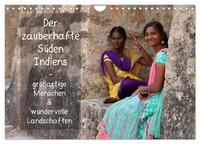 Vorderes Coverbild Der zauberhafte Süden Indiens (Wandkalender 2025 DIN A4 quer), CALVENDO Monatskalender