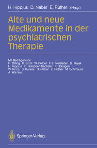 Vorderes Coverbild Alte und neue Medikamente in der psychiatrischen Therapie