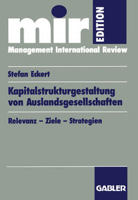 Vorderes Coverbild Kapitalstrukturgestaltung von Auslandsgesellschaften