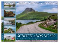 Vorderes Coverbild Schottlands NC 500, der Roadtrip durch die wilden Highlands. (Tischkalender 2026 DIN A5 quer), CALVENDO Monatskalender