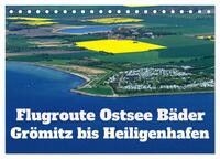 Vorderes Coverbild Flugroute Ostsee Bäder (Tischkalender 2025 DIN A5 quer), CALVENDO Monatskalender
