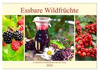 Vorderes Coverbild Essbare Wildfrüchte. Aromatische Köstlichkeiten aus der Natur (Wandkalender 2026 DIN A3 quer), CALVENDO Monatskalender