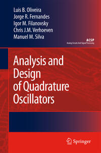 Vorderes Coverbild Analysis and Design of Quadrature Oscillators