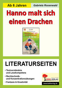 Vorderes Coverbild Hanno malt sich einen Drachen - Literaturseiten