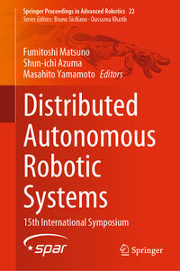 Vorderes Coverbild Distributed Autonomous Robotic Systems