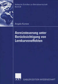 Vorderes Coverbild Anreizsteuerung unter Berücksichtigung von Lernkurveneffekten