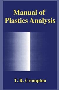 Vorderes Coverbild Manual of Plastics Analysis
