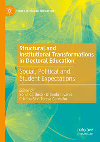 Vorderes Coverbild Structural and Institutional Transformations in Doctoral Education