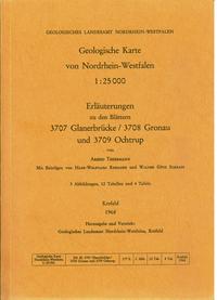 Vorderes Coverbild Geologische Karten von Nordrhein-Westfalen 1:25000 / Glanerbrücke / Gronau (West) / Ochtrup