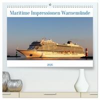 Vorderes Coverbild Maritime Impressionen Warnemünde (hochwertiger Premium Wandkalender 2026 DIN A2 quer), Kunstdruck in Hochglanz